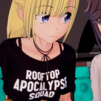 Ayane wearing her RAS T-shirt in Cities in Gifu